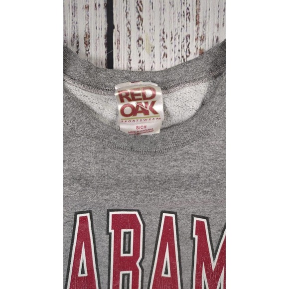 Vtg University Of Alabama Crimson Tide Crewneck‎ NCAA Sweatshirt Sz S - Picture 2 of 4